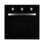 Single Electric Fan Oven In Black, Multi-function With Timer - SIA FSO59BL