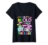 Womens 1990s Decade 80s Disco Outfit Idea For Women 80s 90s Themed V-Neck T-Shirt