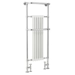 Bayswater Franklyn Radiator Towel Rail 1500mm High x 575mm Wide White/Chrome