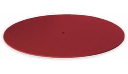 Dynavox PM2 Feutrine Rouge pour Plateau tournant, Antistatique, Diamètre 300 mm