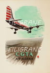 AIR ALGéRIE CGTA AVION Rdzu - POSTER HQ 50x70cm d'une AFFICHE VINTAGE