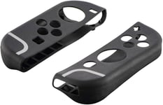 Enveloppe De Protection Pour Joy-Con Gauche Et Droit (Pour Joy Con Controller Pour Nintendo Switch, 2 Housses En Silicone Pour Une Meilleure Prise En Main Et Une Prise En Main Ergonomique) Noir