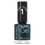 Soins visage Rimmel London  Vernis à ongles SUPER GEL 068-bleu maison de plage 12 ml