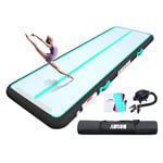 AWSUM 6M Tapis Gonflable de Gymnastique Tapis de tumbling Gonflable Gymnastique 10cm Tumbling Gymnastique Tapis de Gymnastique Gonflable avec Pomp a air pour l'exercice