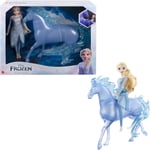 Frozen Elsa Nokk Box 2 Figure Large 30cm Horse Doll Original Mattel HLW58