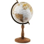 Origen - Globe terrestre vintage en bois et métal Cook