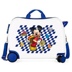 Disney Mickey Good Mood Valise pour Enfants Multicolore 50x38x20 cms Serrure à Combinaison ABS rigide 34L 2,1Kgs 4 Roues Bagage à Main