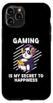 Coque pour iPhone 11 Pro Le jeu Kawaii Panda est mon secret pour trouver le bonheur