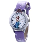 Frozen Snowflake Elsa Anna Princess Smartklockor för barn purple