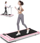 HomeFitnessCode Treadmill Walking Pad, 2.5HP Under Desk Treadmills for Home, 130KG Capacity, No Assembly, LED Display & Remote Control for Home Office, for Women