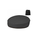 Tigrezy Housse de Protection Canapé-lit Rond Jardin Imperméable, Couverture de Lit de Jardin Rond Salon Exterieur Oxford 210D,Anti-UV et Coupe-Vent