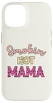 Coque pour iPhone 14 Smoking Hot Mama Dalmatien Rose vif Sexy Mom