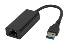 DELTACO – USB-A Gigabit Network adaptor with MAC address pass-through (USB3-GIGA-MAPT)