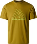 The North Face Men's Mountain Athletics 24/7 T-Shirt Amber Green, XL