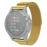 New Watch Straps for Garmin Fenix 6S Milanese Strap Watchband (Black) Smart Wear (Color : Gold)