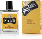 Proraso Wood and Spice Men's Cologne, Woody Spicy Scent, Fresh Fragrance, 3.4oz