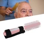 Handicapped Auxiliary Comb Plastic Handle Comb Hair Brush For Elder People With