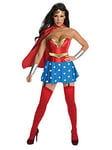 Rubie's 889897L Déguisement de Wonder Woman pour Adulte Motif DC Comics Multicolore 14-16