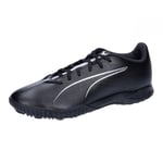 PUMA Mixte Ultra 5 Play TT Soccer Shoe, Black White, 43 EU