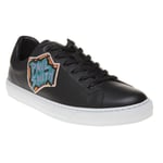 Paul Smith Mens Mainline Hansen Trainers - Black Leather - Size UK 6