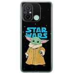 ERT GROUP Coque de téléphone Portable pour Xiaomi REDMI 12C/ REDMI 11A Original et sous Licence Officielle Star Wars Motif Baby Yoda 032 adapté à la Forme du téléphone Portable, Coque en TPU