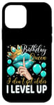 Coque pour iPhone 12 mini Fête d'anniversaire « Birthday Queen I Don't Get Older I Level Up »