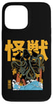 iPhone 13 Pro Max Kaiju Kraken Japanese Monster Movie Retro Comic Manga Style Case