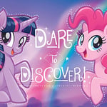 Pyramid International My Little Pony Movie (Dare to Discover) Canvas Print, Wood, Multi-Colour, 40 x 40 x 1.3 cm