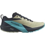 Salomon Men's Sense Ride 5 Alfalfa/Carbon/Peacock Blue, Alfalfa / Carbon / Peacock Blue, 40 2/3