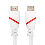 JuicEBitz 4K HDMI Cable 8M, High Speed HDMI 4k 30fps. 1.4 HDMI Lead with Ethernet and HDR Graphics, HDMI to HDMI Cable, Compatible with Xbox, Playstation, Apple TV, Sky + More. 8M Long HDMI Cable