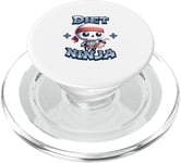 Cute Diet Ninja Shake Protéiné Squelette Ninja PopSockets PopGrip pour MagSafe