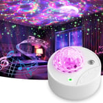 Moredig Galaxy Projector，Star Night Light Projector with 12 Lamp Modes & 5 Nature White Noises, Christmas Gifts for Kids,Family,Mood Lights for Bedroom/Party/Game Rooms/Home Theatre