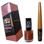 RIMMEL London Wonder Swipe 2-in-1 Shadow & Liner/Quick Dry Nail Polish Gift Set