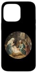 Coque pour iPhone 14 Pro Max True Story Crèche de Noël Jésus Chrétien Hommes Femmes Enfants