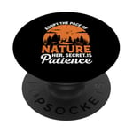 Adoptez le rythme de la nature, son secret est la patience PopSockets PopGrip Adhésif