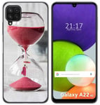 Coque Silicone pour Samsung Galaxy A22 4G/M22 Design Montre Dessins