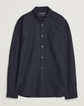 Lyle & Scott Tonal Eagle Plain Oxford Shirt Dark Navy