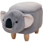 SVITA tabouret animal espace de rangement tabouret enfant tabouret chambre d'enfant siège boîte Koala