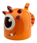 Puckator Monstarz Monster Orange Upside Down Ceramic Shaped Mug