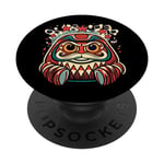 Daruma Japanese Wishing Doll Japan Great Luck Doll Daruma PopSockets Swappable PopGrip