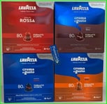 240 coffee ALUMINUM capsules LAVAZZA compatible NESPRESSO pods (80 c. x 3 boxes)