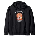 Namastay Sober Fox NA AA Alcoholics Anonymous Mediation Zip Hoodie