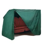 WOLTU Housse de Protection Balancelles Housse de Chaises de Jardin en PE, Couverture de Meubles de Jardin, 150x215x150cm, Bâche Extérieure Anti-UV Imperméable, Indéchirable, Résistance au Froid,Vert