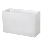 Jardiniere graphit 99,5 x 39,5 x 60 cm - contenance 116l - blanc cérusé Eda Plastique