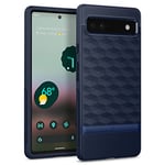 Caseology Parallax Case Compatible with Google Pixel 6a - Midnight Blue