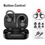 T20 sans fil Bluetooth écouteur sport étanche TWS sans fil casque HiFi stéréo écouteurs antibruit casque avec Mic-T20 bouton noir