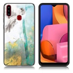 Samsung Fantasy Marble Galaxy A20s kuoret - Lentävä kyyhkynen Monivärinen