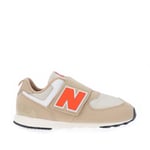 New Balance Boys Boy's Infant 574v1 Trainers in Beige Leather (archived) - Size UK 5