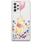 ERT GROUP mobile phone case for Samsung A52 5G / A52 LTE 4G / A52S 5G original and officially Licensed Disney pattern Winnie the Pooh and friends 028, partially transparent