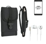 For Samsung Galaxy S22 + EARPHONES Belt bag outdoor pouch Holster case protectio